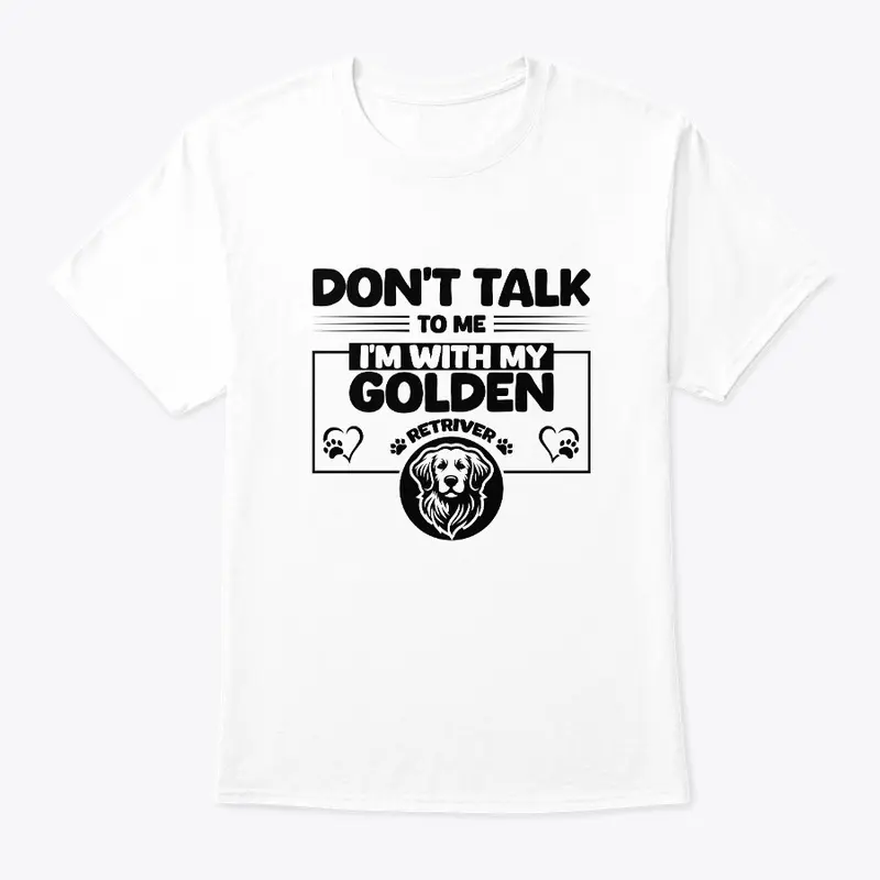 Golden retriver amazing t-shirt design